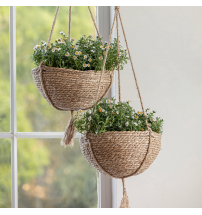 Hanging planter basket set (2 pieces)
