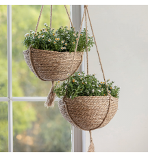 Hanging planter basket set (2 pieces)