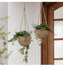 Hanging planter basket set (2 pieces)