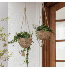 Hanging planter basket set (2 pieces)