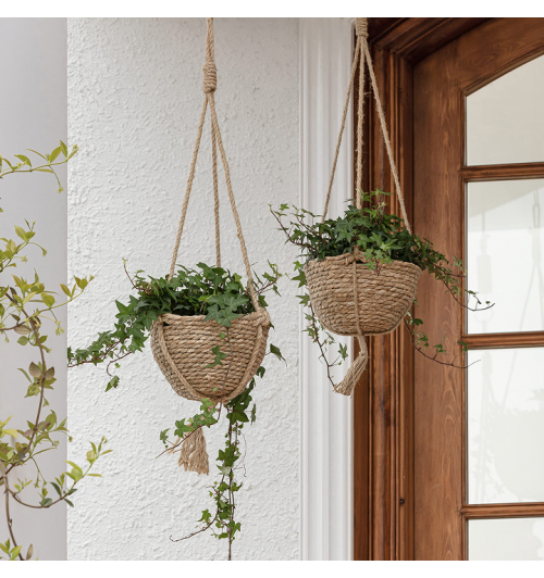 Hanging planter basket set (2 pieces) Hanging planter basket set (2 pieces)