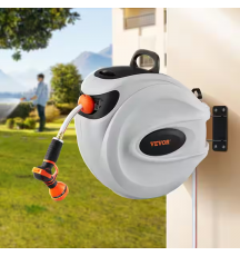 Retractable garden hose reel (100ft)