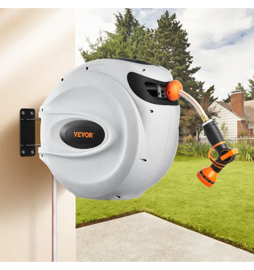 Retractable garden hose reel (100ft) Retractable garden hose reel (100ft)