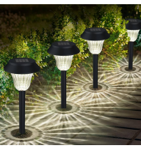 Solar-powered LED garden lights (6-Pack)