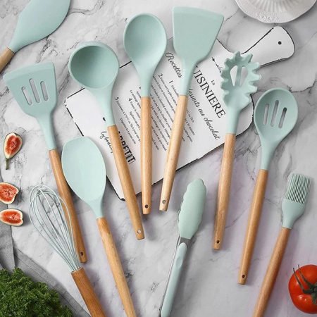 Silicone cooking utensil set (10 Pieces)