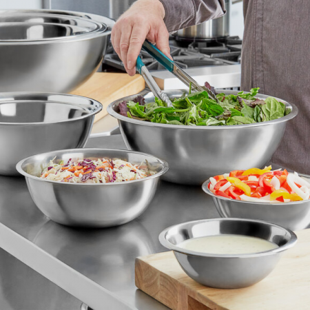 Stainless steel mixing bowl set (5 Pieces)
