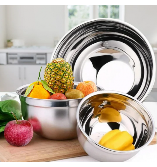 Stainless steel mixing bowl set (5 Pieces) Stainless steel mixing bowl set (5 Pieces)
