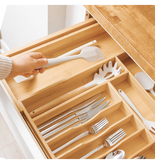 Bamboo drawer organizer Bamboo drawer organizer