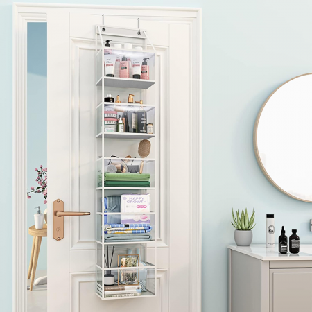 Over-the-door hanging organizer