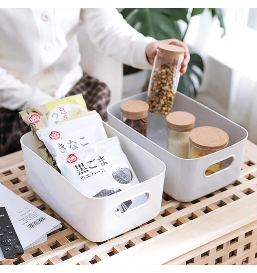 Plastic storage bin set (4 Pieces) Plastic storage bin set (4 Pieces)