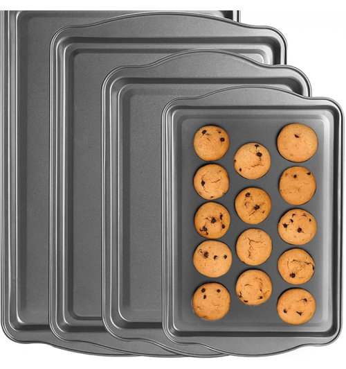 Non-stick baking sheet set Non-stick baking sheet set