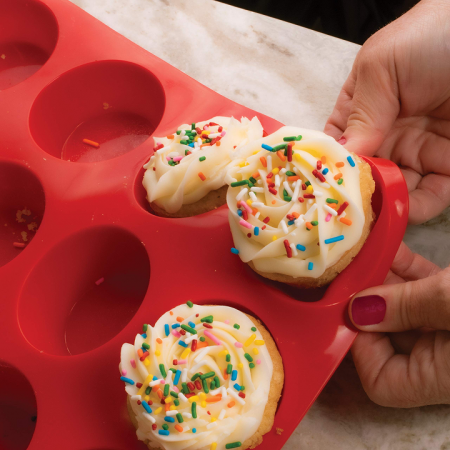 Silicone muffin pan (12-Cup)