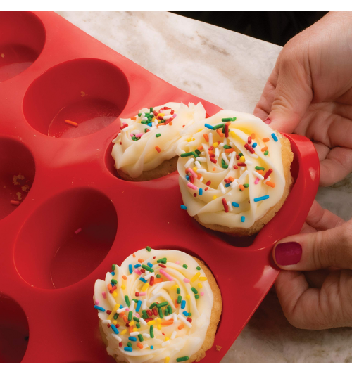 Silicone muffin pan (12-Cup)