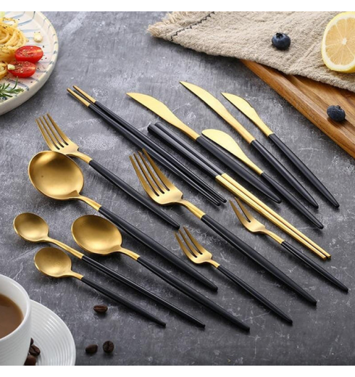 Stainless steel cutlery set (24-Piece) Stainless steel cutlery set (24-Piece)